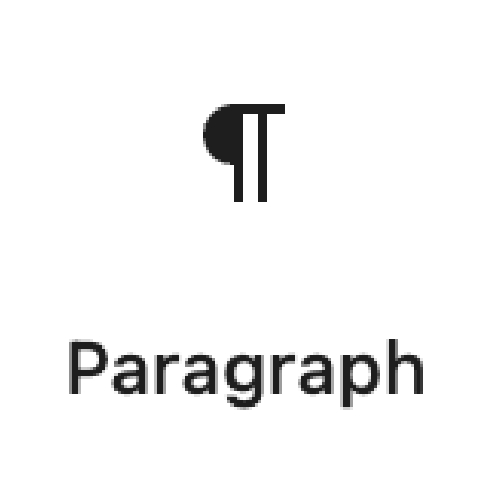 Bloc paragraphe
